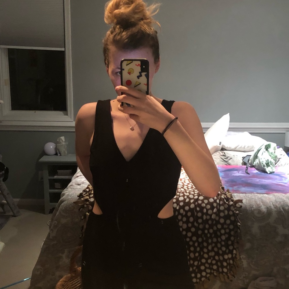 NWOT Soprano Jumpsuit w/ Wide Legs & Side Cutouts